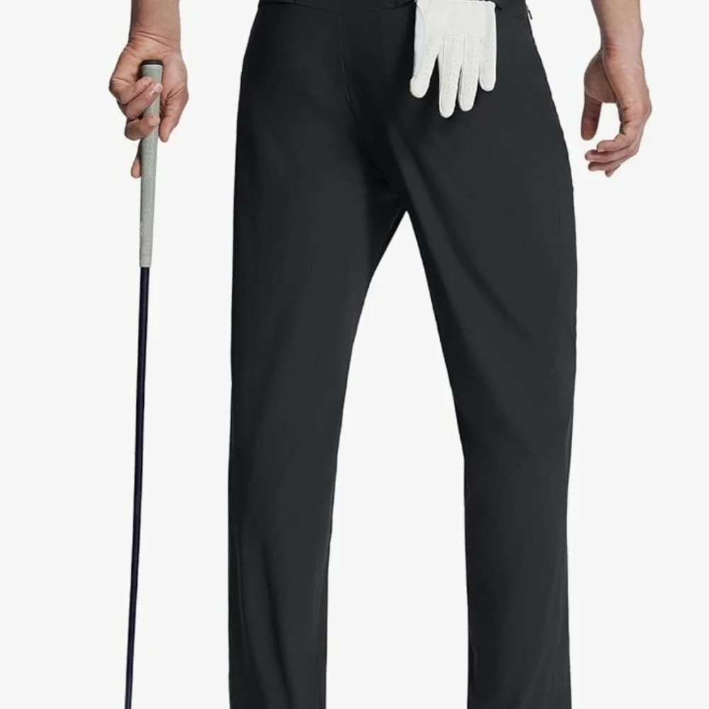 Baleaf Men’s Athletic Pants Black Size M Stretch Lightweight UPF 50+ Quick Dry